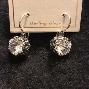 Earrings Unique CZ Sterling Silver Israel 925